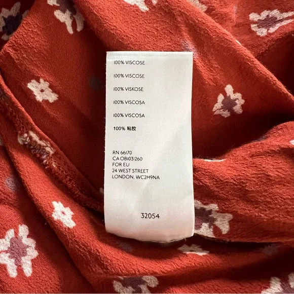 Free People Rust Boho Printed Maxi Dress - Picture 10 of 16